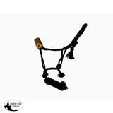 NEW! Showman® Woven teal nylon mule tape halter. - Country Scene Saddlery and Pet Supplies