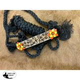 NEW! Showman® Woven teal nylon mule tape halter. - Country Scene Saddlery and Pet Supplies