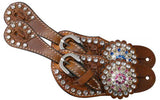 Showman ® Youth crystal rhinestone spur straps. - Country Scene Saddlery and Pet Supplies