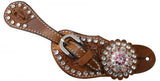 Showman ® Youth crystal rhinestone spur straps. - Country Scene Saddlery and Pet Supplies