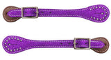 Showman ® Youth glitter leather spur straps. - Country Scene Saddlery and Pet Supplies
