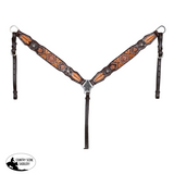 New! Showman Ranch Blossom One Ear Headstall & Breastcollar Set