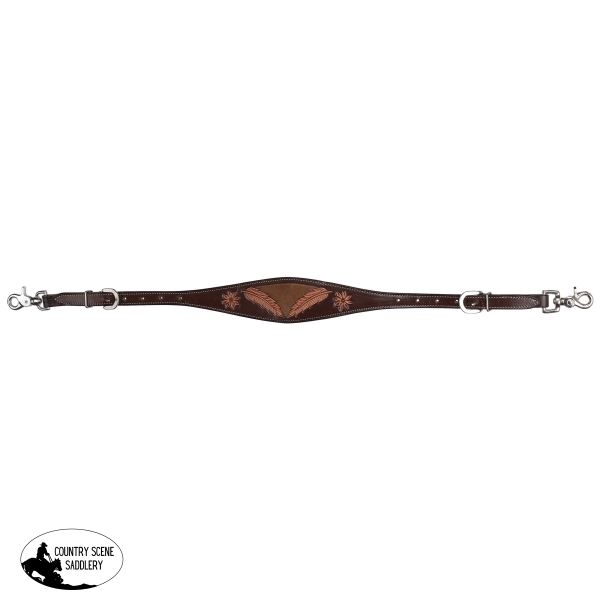 New! Showman Raven Hide Wither Strap