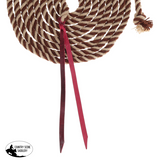 New! Showman Rustic Mocha Mohair Mecate Reins - 22 Ft