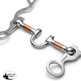 New! Showman S Shank with Full Copper Bar Correction Port - Country Scene Saddlery and Pet Supplies