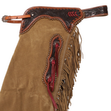 New! Showman Sandstone Chinks - Country Scene Saddlery and Pet Supplies