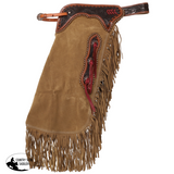 New! Showman Sandstone Chinks - Country Scene Saddlery and Pet Supplies