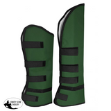 New! Showman Shipping Boots with Velcro Closure - Hunter Green - Shipping Boots