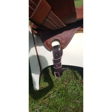 New! Showman Signature Series Roughout Wade Roper Saddle - 15, 16, 17 Inch - Country Scene Saddlery and Pet Supplies