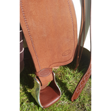 New! Showman Signature Series Roughout Wade Roper Saddle - 15, 16, 17 Inch - Country Scene Saddlery and Pet Supplies