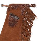 New! Showman Sorrel Daisy Chinks - Country Scene Saddlery and Pet Supplies
