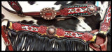 Showman- Southwest & Cheetah Beaded Fringe. - Country Scene Saddlery and Pet Supplies
