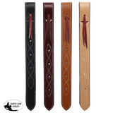 New! Showman Stitched Leather Off Billet