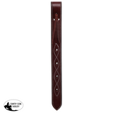 New! Showman Stitched Leather Off Billet