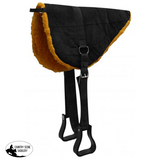 New! Showman Suede Leather Bareback Pad with Kodel Fleece Bottom - Country Scene Saddlery and Pet Supplies