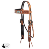 New! Showman Sunset Weave Browband Headstall Full/Cob Horse Tack