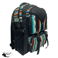 New! Showman Teal Serape Tactical Backpack