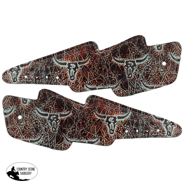 New! Showman Thunder Horn Spur Strap Spur straps