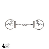New! Showman Trailside Cowgirl Stainless Steel D-Ring Dogbone Snaffle Bit - Country Scene Saddlery and Pet Supplies