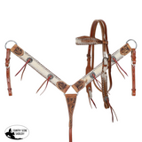 New! Showman Trailsman Browband Headstall and Breastcollar Set Full/Cob Tack Sets
