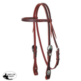 New! Showman Turquoise Halo Browband Headstall - Country Scene Saddlery and Pet Supplies