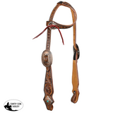 New! Showman Western Regal One Ear Headstall and Breastcollar Set - Tack Sets