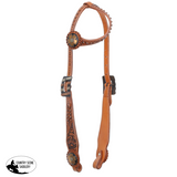 New! Showman Wild Daisy One Ear Headstall and Breastcollar Set - Country Scene Saddlery and Pet Supplies