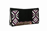 Showman® 33" X 38" contoured cutter style saddle pad with navajo top design. - Country Scene Saddlery and Pet Supplies
