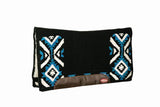 Showman® 33" X 38" contoured cutter style saddle pad with navajo top design. - Country Scene Saddlery and Pet Supplies