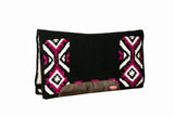 Showman® 33" X 38" contoured cutter style saddle pad with navajo top design. - Country Scene Saddlery and Pet Supplies