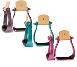 Showman® Color coated light weight aluminum stirrups. - Country Scene Saddlery and Pet Supplies