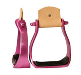 Showman® Color coated light weight aluminum stirrups. - Country Scene Saddlery and Pet Supplies