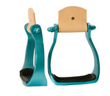 Showman® Color coated light weight aluminum stirrups. - Country Scene Saddlery and Pet Supplies