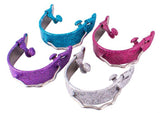 Showman® Glittered Epoxy aluminum bumper spurs. - Country Scene Saddlery and Pet Supplies