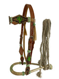 Showman® Leather bosal headstall. - Country Scene Saddlery and Pet Supplies