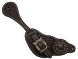 Showman® Men's Size Argentina Cow Leather Crossed Guns Concho Spur. - Country Scene Saddlery and Pet Supplies