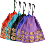 Showman® Nylon Scratchless Slow Feed Hay Bag. - Country Scene Saddlery and Pet Supplies