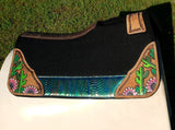 New! Showman® Pony 24" x 24" Black felt 1” - Country Scene Saddlery and Pet Supplies