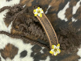 Showman® Woven brown nylon mule tape halter. - Country Scene Saddlery and Pet Supplies