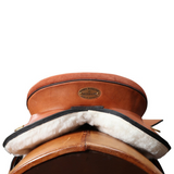 New! Sidney Hamilton Half Breed Saddle Roughout Seat - Country Scene Saddlery and Pet Supplies