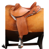New! Sidney Hamilton Half Breed Saddle Roughout Seat - Country Scene Saddlery and Pet Supplies