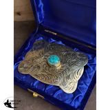 New! Sierra Silver Belt Buckle - Taylor Concho Belt