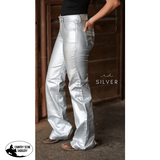 New! SILVER METALLIC SIGNATURE TROUSER DENIM - Country Scene Saddlery and Pet Supplies
