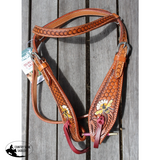 New! Silver Royal Bee Browband Headstall - Country Scene Saddlery and Pet Supplies