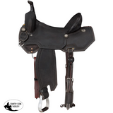 Chocolate Brown Barrel Saddle