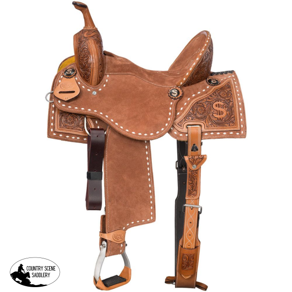 NEW! Silver Royal Ca$h Barrel Saddle