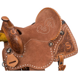 NEW! Silver Royal Ca$h Barrel Saddle