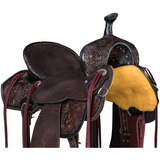 New! Silver Royal Sawyer Barrel Saddle - Western Saddle