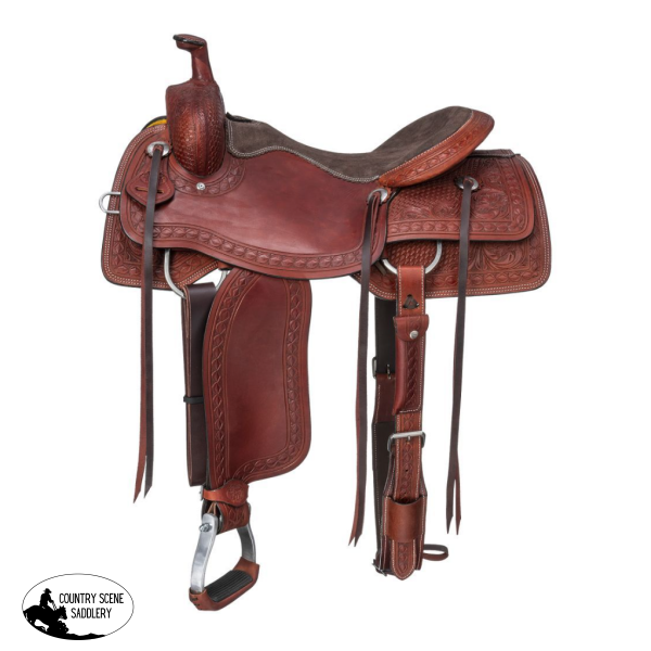 New! Silver Royal Split Rail Ranch Saddle Ranch Saddle