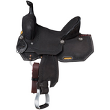 New! Silver Royal Youth Brownsville Barrel Saddle - Barrel Saddle